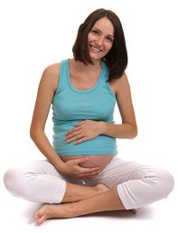 Pregnant Lady Sitting Pregnant Lady Sitting
